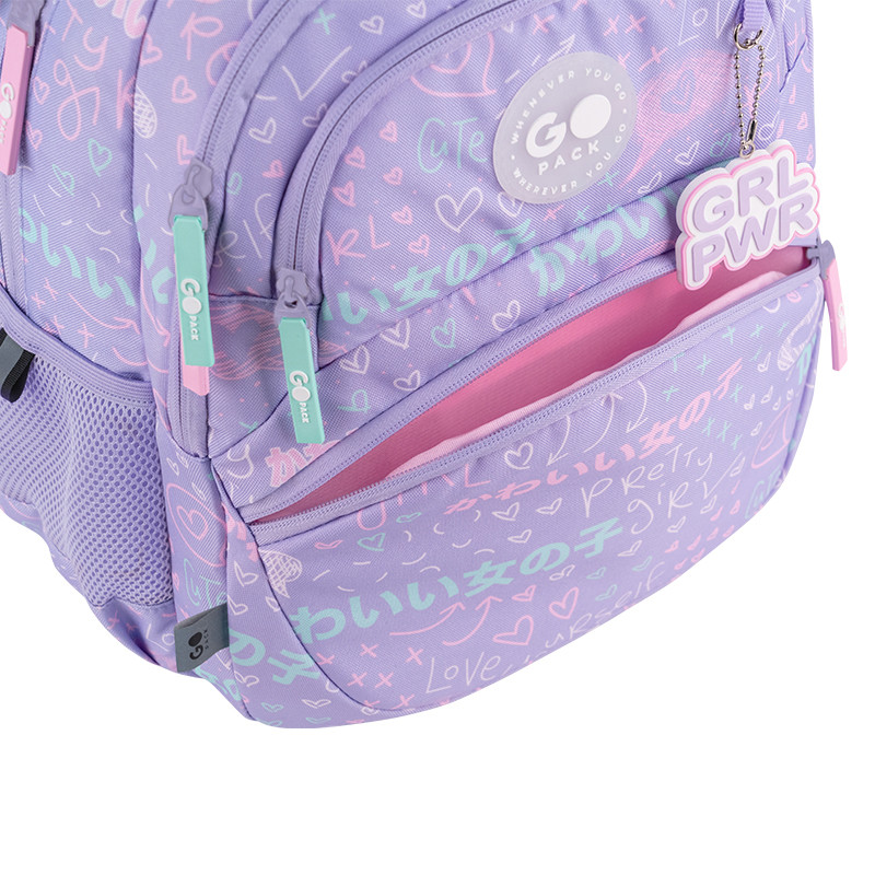 Рюкзак GoPack Education GO26-175M-3 Girl Rule + олівці Kite 18кол. - Зображення 8