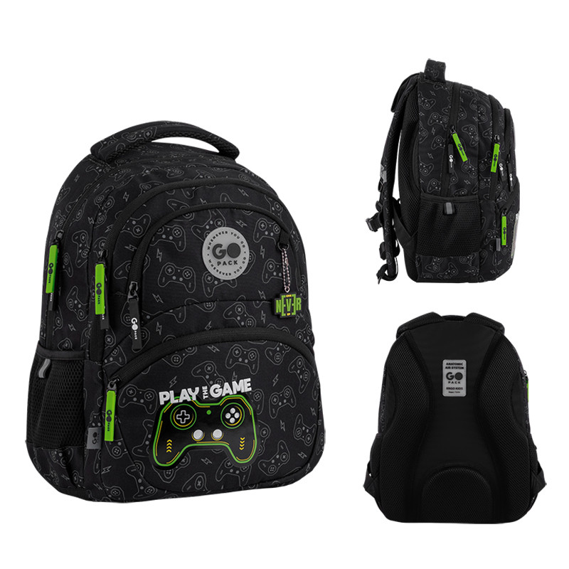 Рюкзак GoPack Education GO26-175M-7 Never Give Up + олівці Kite 18кол. - Зображення 2