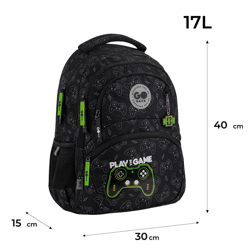 Рюкзак GoPack Education GO26-175M-7 Never Give Up + олівці Kite 18кол. - Зображення 3