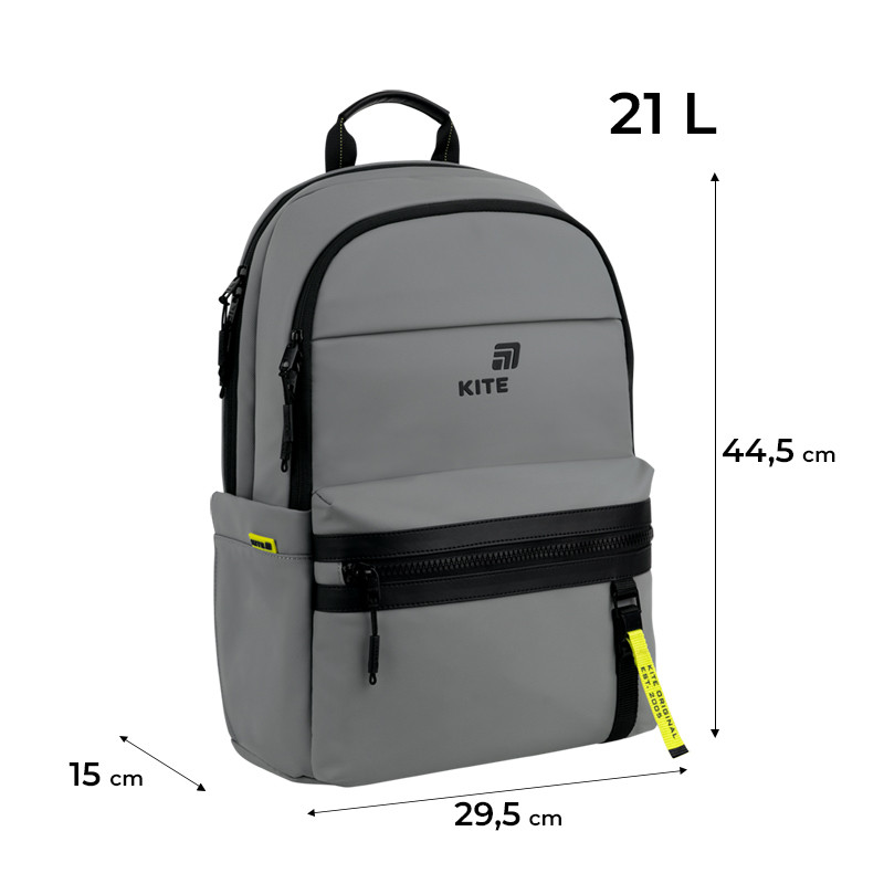 Рюкзак Kite Education teens K26-2721L-1 Grey
