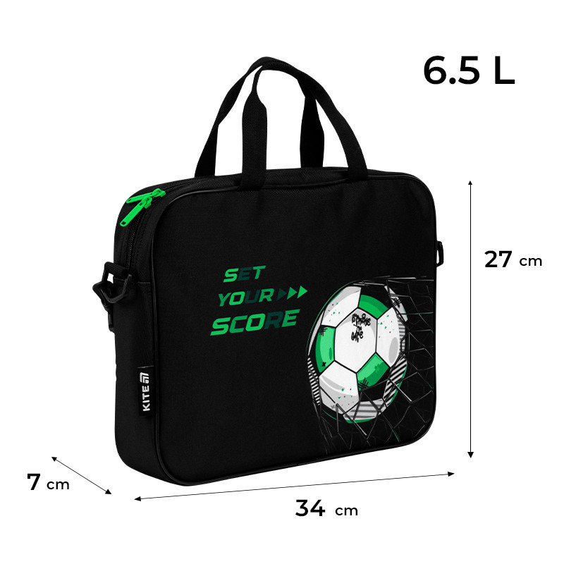 Шкільна текстильна сумка Kite K26-589-2 Football - Зображення 2