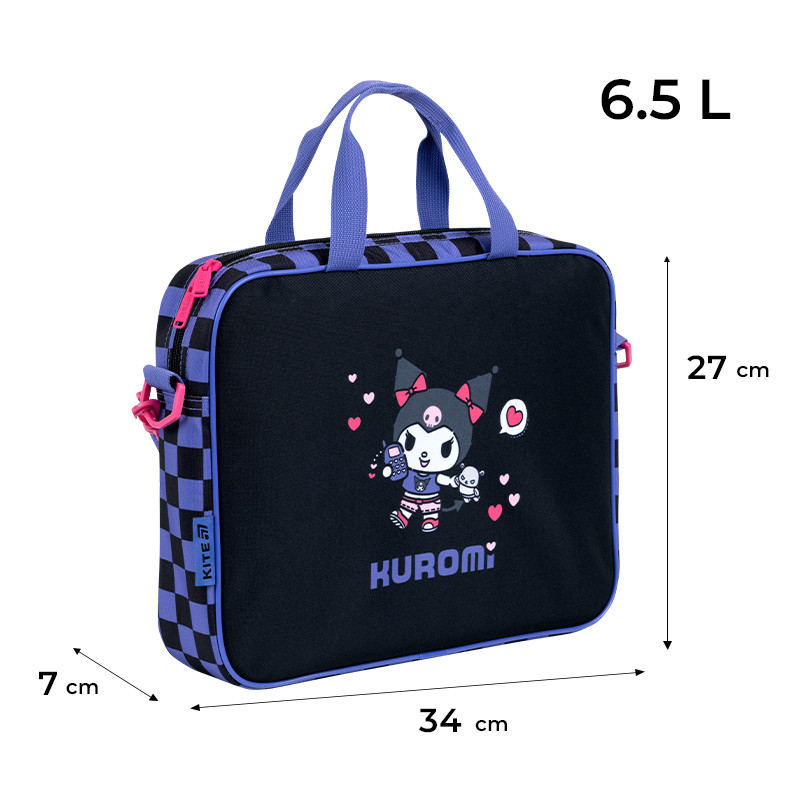 Шкільна текстильна сумка Kite HK26-589-1 Kuromi - Зображення 2