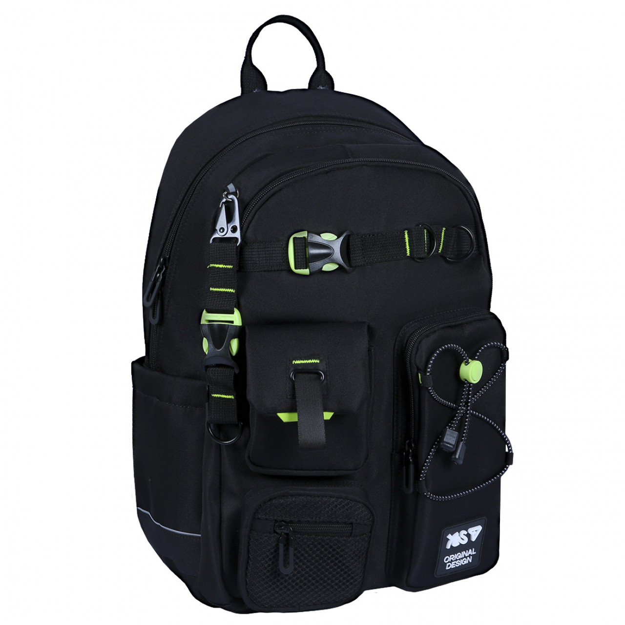 Рюкзак YES TS-43L шкільний Just Black 550480 + пляшка для води 550мл. - Зображення 4