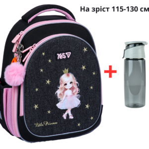 Рюкзак YES S-109S шкільний напівкаркасний Little Princess 550230 + пляшка для води 550мл.