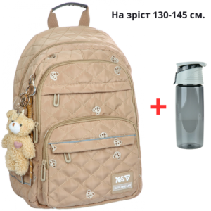Рюкзак YES TS-47M шкільний Bear Friend 550307 + пляшка для води 550мл.