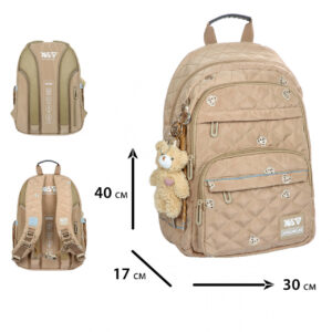 Рюкзак YES TS-47M шкільний Bear Friend 550307 + пляшка для води 550мл.