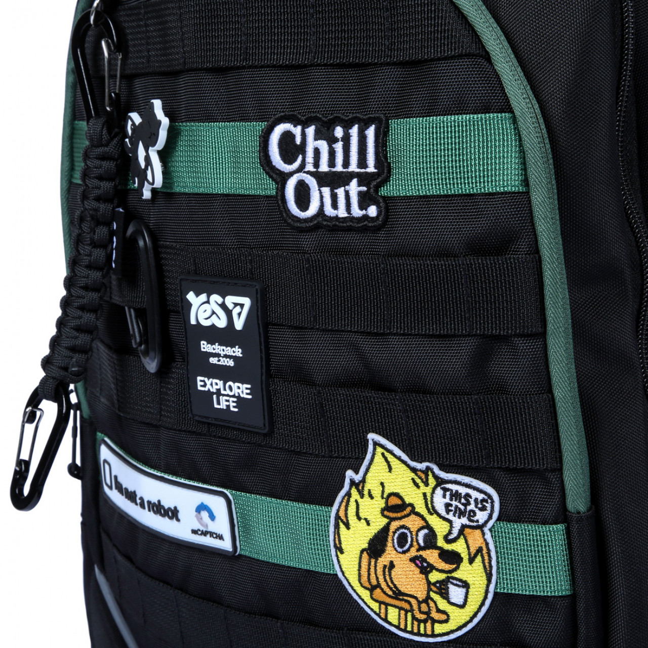 Рюкзак YES TS-59L шкільний Chill Out 550411 + пляшка для води 550мл. - Зображення 9
