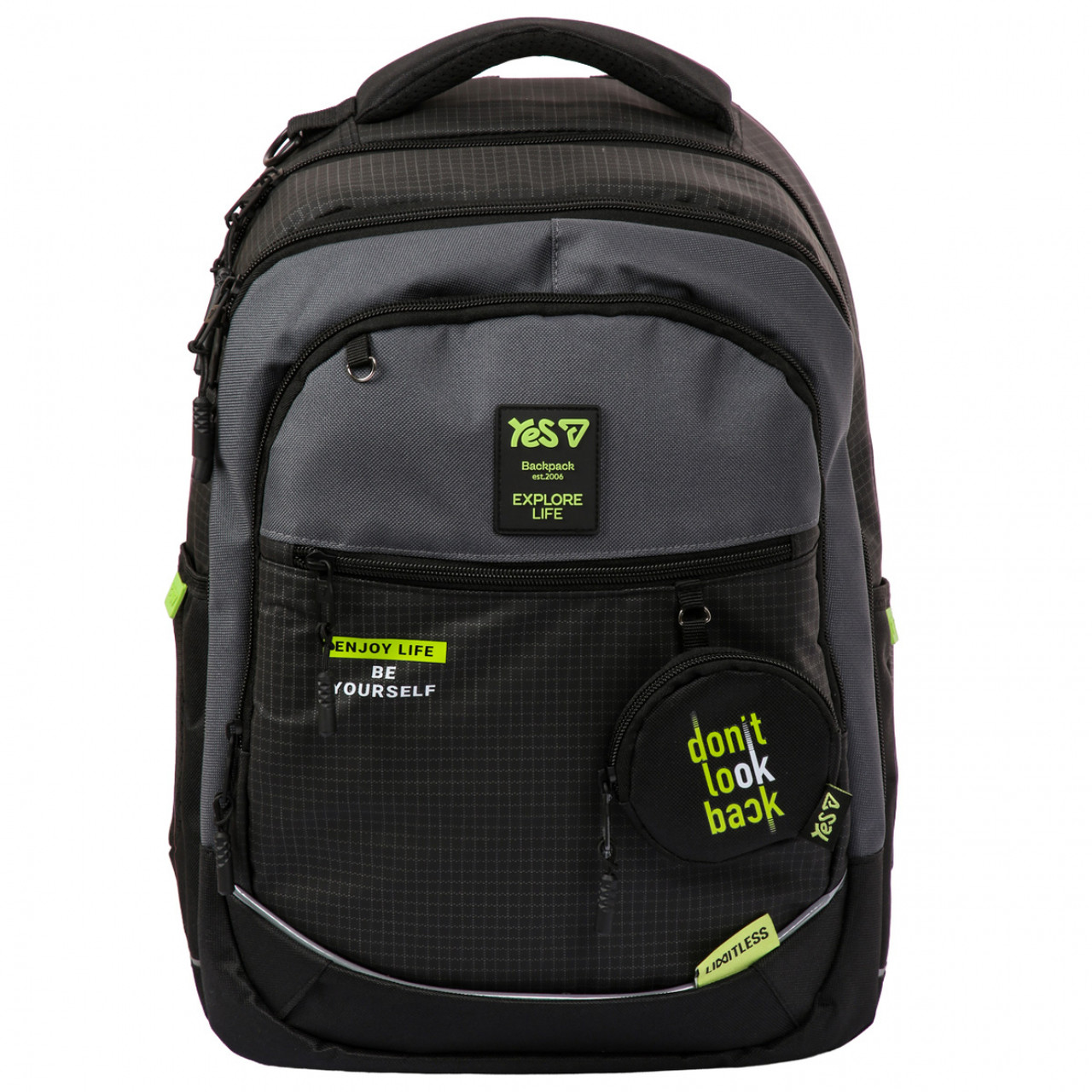 Рюкзак YES TS-59L шкільний Enjoy Life 550410 + пляшка для води 550мл. - Зображення 3