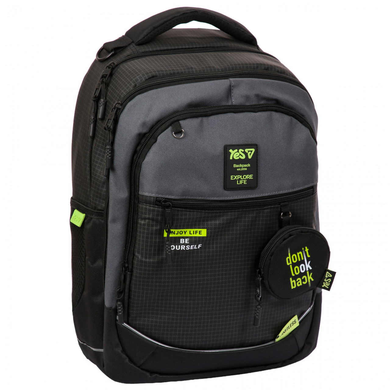 Рюкзак YES TS-59L шкільний Enjoy Life 550410 + пляшка для води 550мл. - Зображення 4