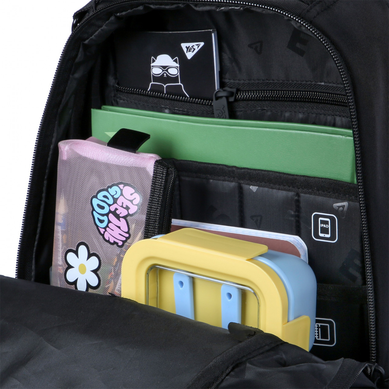 Рюкзак YES TS-54M шкільний Miffy Trio 550327+ пляшка для води 550мл. - Зображення 6